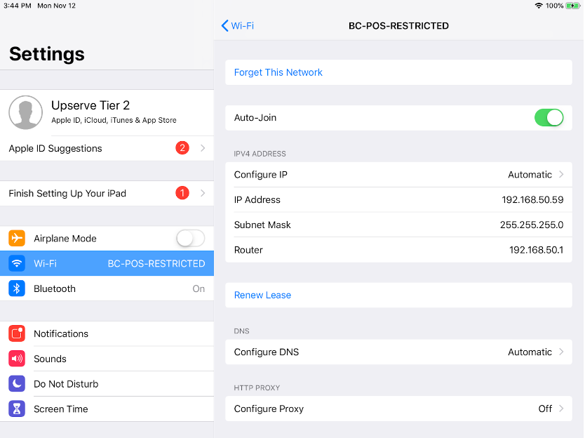 Syndicate Kirkegård Deqenereret Enable Epson Printer DHCP Using an iPad Support Center